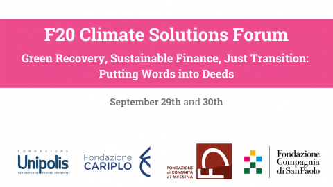 Climate Solutions Forum, 29 e 30 settembre. A Milano ci saremo anche noi