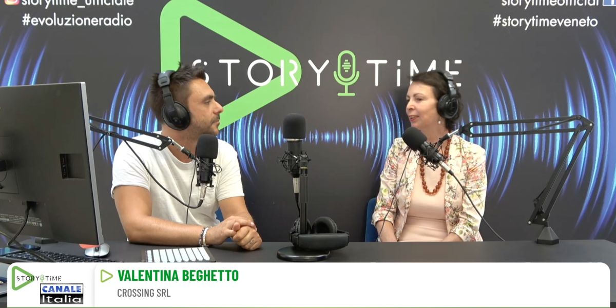 With Valentina Beghetto LIFE RESTART at the Story Time microphones